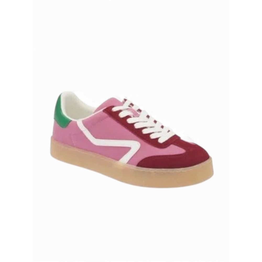 STEVE MADDEN Reformer Sneaker In Pink Multi SZ 9.5